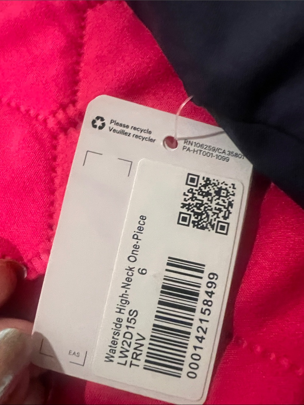 lululemon athletica Women's Navy Blue One-Piece Swimsuit NWT - Picture 5 of 11